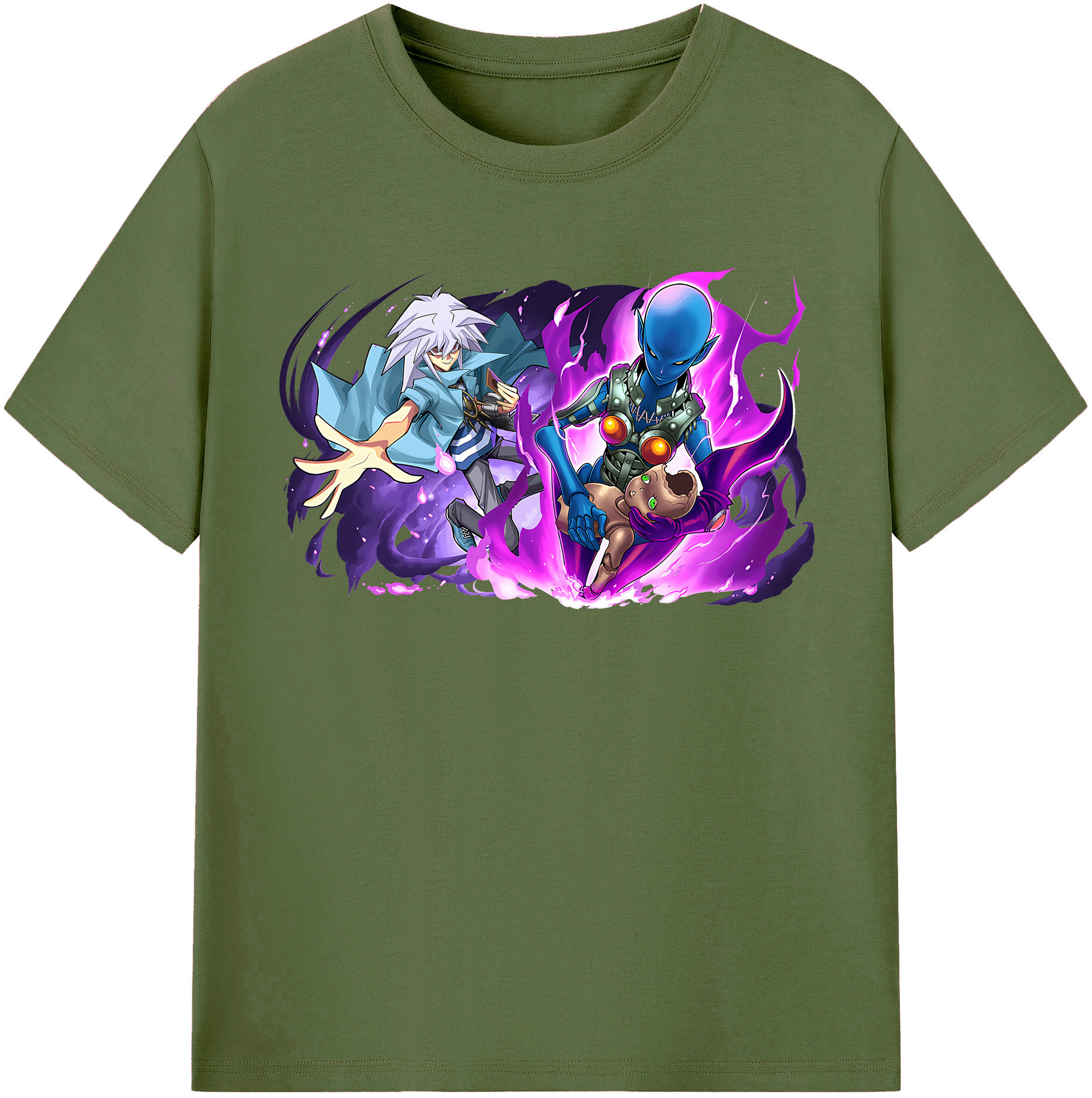 （画像用） 遊☆戯☆王 Yu-Gi-Oh! 綿100％半袖Tシャツ（フロントプリント）